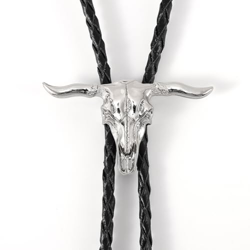 Image of Bolo Tie for Women Men, Western Bolo Tie Rodeo Cowgirl Cowboy Tie Bolo Ties Cowboy Accessories for Men Women