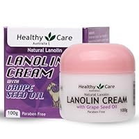 Healthy Care Lanolin Cream with Grape Seed, Purple, 100 g