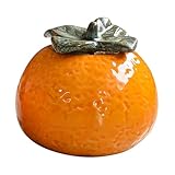 Décoration polyvalente : convient pour la décoration intérieure ou comme de pendaison de crémaillère, cette pièce sert également d'excellent accessoire de photographie, de boîte en forme de fruit, de récipient à thé décoratif orange