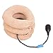 FR&RF Portable Cervical de Traction Dispositif Collier Brace Soutien Douleur Relife Brancard Coussin de Massage pour Coussin de Voiture Voyage,Jaune