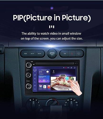 hizpo Estéreo automotivo adequado para Ford F150 F250 F350 etc. 4+32GB QLED Touchscreen Android 12 N