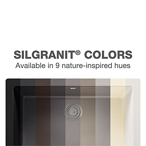 Blanco, Anthracite 440064 Performa Cascade Silgranit Undermount Kitchen Sink With Colander 32.00 X 19.50 X 10.00 Inches #TOP4