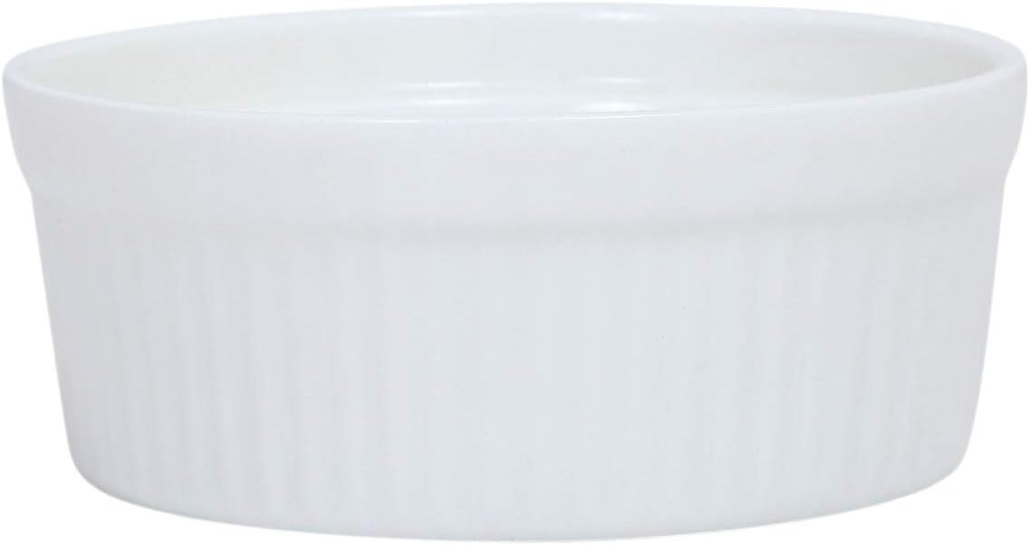 4 Inch Orion Porcelain RAMekin 9.8 cm, White, C88110