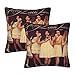 Pretty Little Liars (5) Paquete de 2 fundas de almohada cuadradas con impresión de doble cara, fundas de almohada para sofá, dormitorio, coche, 22 x 22 pulgadas