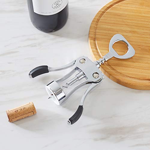 Amazon Basics Stainless Steel Wing Corkscrew Wine Opener #TOP5