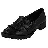 Spot on , Mädchen Mokkasins Mehrfarbig verschieden One Size, Schwarz - Schwarz - Größe: 32 EU Kinder