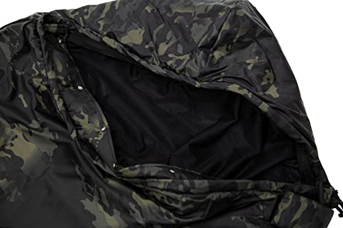 Foto von Carinthia Tropen 185 Schlafsack Leichter, atmungsaktiver Schlafsack für Erwachsene mit Moskito-Netz für Camping, Outdoor, Trekking, Backpacking; Multicam Black