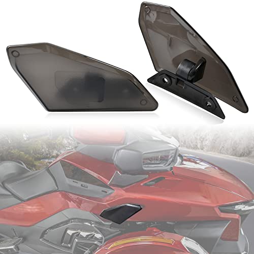 SAUTVS Adjustable Side Air Deflectors (Lower) for Can Am Spyder RT 20-25, Side Wind Deflectors (Lower) Windshields Wings for Can-Am Spyder RT 2020-2025 Accessories (2PCS, Replace #219401088)