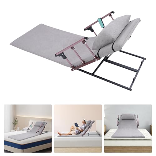Electric Lifting Backrest for Bed, 2-80° Adjustable Back Rest with Remote Control, 660lbs Capacity Lift Back Rest Bed Sitting Auxiliary Rising for Elderly Home Care (Grey) - Image 8