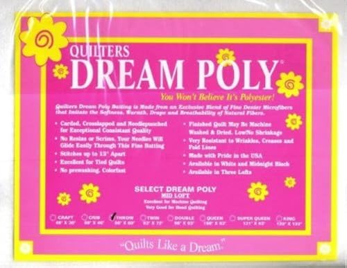 Quilter's Dream Batting- Poly Select- Mid Loft- Double