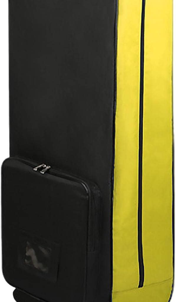 Golf Club Travel Bag with, Nylon Case for Women and Men, Yellow