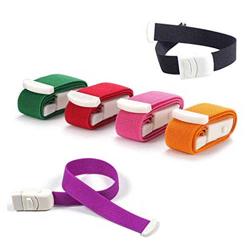 Image of 6-Pack Tourniquet Elastic First Aid Quick Release Medical Sport Emergency Tourniquet Buckle Band Multicolour 6PCS