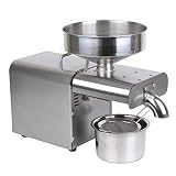 Wgwioo Oil Press Machine, Automatic Oil Extractor, Organic Oil Expeller for Avocado Coconut Castor F