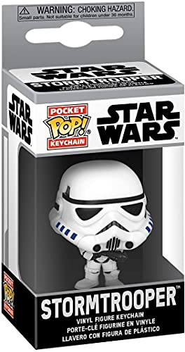 Funko Pop! Keychain: Star Wars - Stormtrooper - Soldado de Asalto - Minifigura de Vinilo Coleccionable Llavero Original -...
