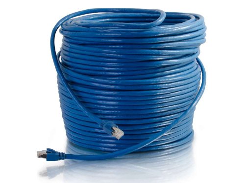Câble de réseau Cat6 S/FTP bleu 76,2 m RJ-45 résolvant les pertes de signal à distance