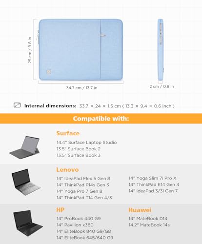 Housse protection ordinateur 14 pouces NIDOO ThinkPad T14 P14s - 5