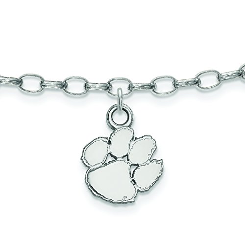 Clemson Anklet (Sterling Silver)