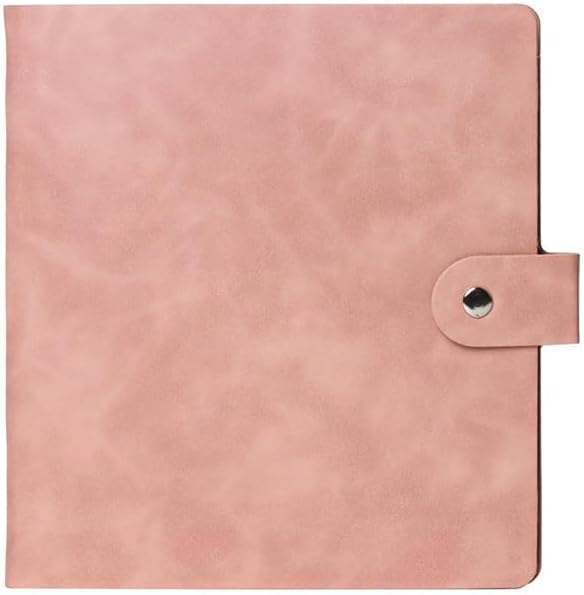 Travel Growth Commemorative Book ﻿ Album Photos PU Leather Commemorative PVC Album Applicable to photos, receipts, star cards, etc(black-JoJo's Bizarre Adventure1)