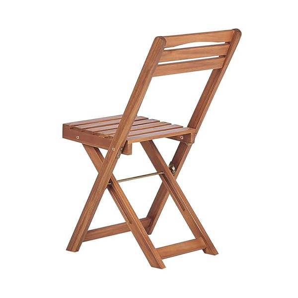 Balkonset Lenola aus Akazienholz, 3-teilig, Hellbraun