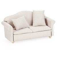 Puppenhaus Möbel,Mini Sessel Miniatur Sofa Puppenhaus Sofa Dollhouse Sofa Ausstattung für Mini Puppenhäuser