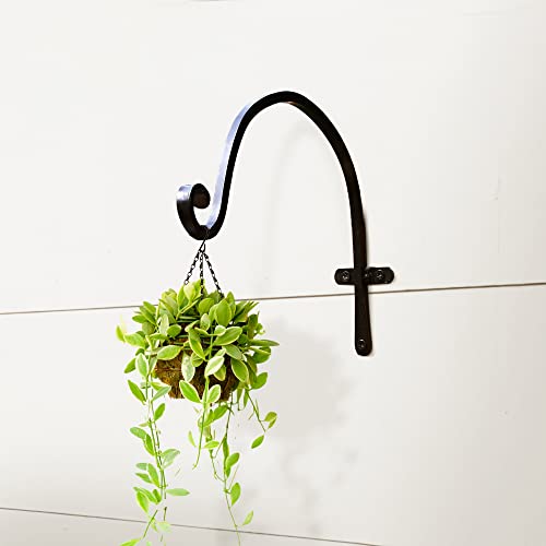 Upblend 14X11 Inches Exceptionally Sturdy Plant Hanger - Heavy Duty Brackets For Plant Hangers Outdoor, Wall Mount Plant Hooks For Hanging Baskets, Plants, Wind Chimes, Ideal Decorative Garden Hooks #TOP1