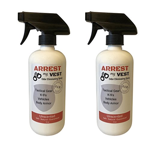 Arrest My Vest Military and Police Grade Odor Eliminating Spray for Body Armor