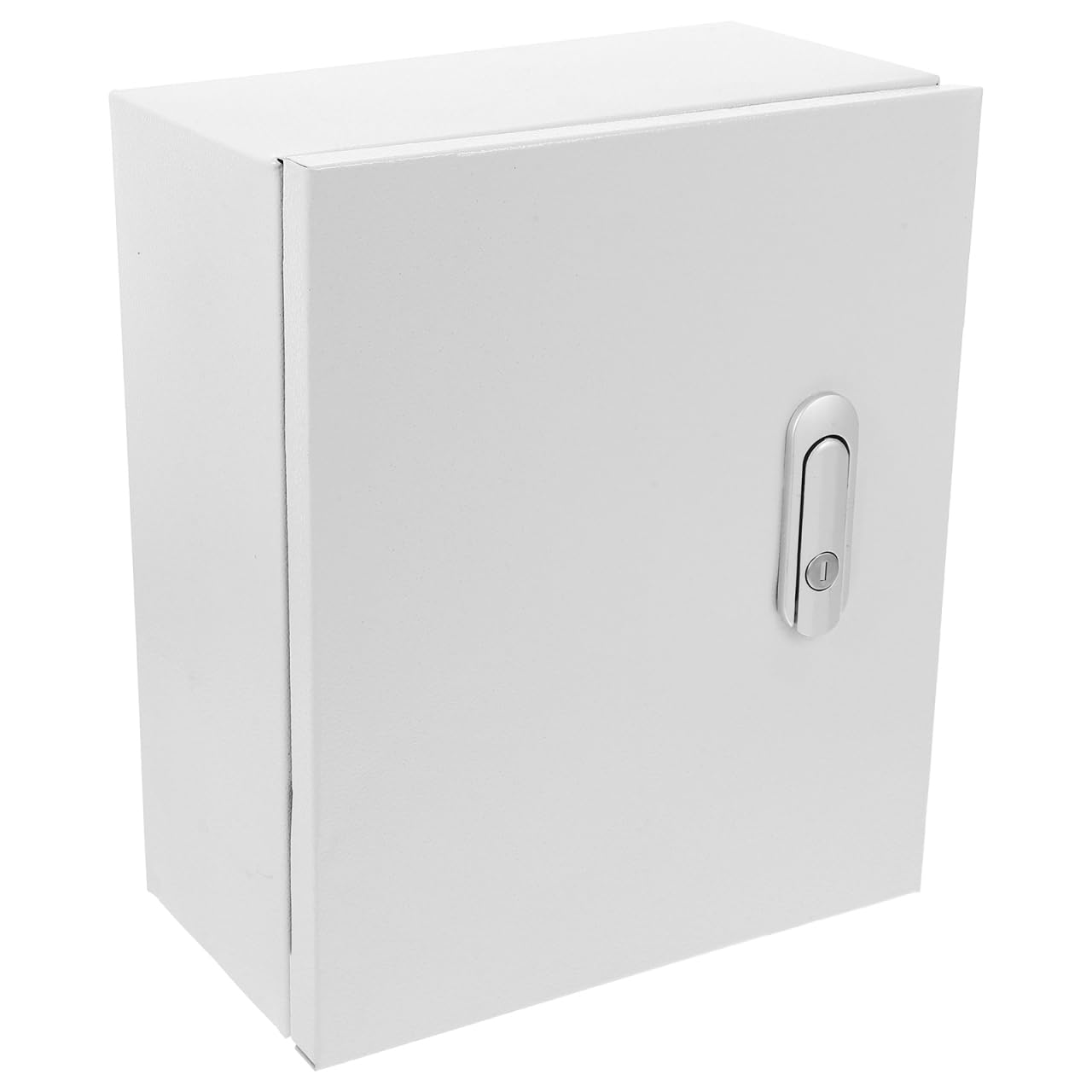 Weatherproof Stainless Steel Electrical Enclosure Box, Wall Mounted Outdoor Electrical Box with Lock, 11.81 X 9.84 X 5.51 Inch, for Home Power Distribution and Control
