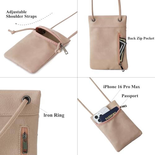 BBORGDC Women's Small Crossbody Bag - Adjustable Strap Cell Phone Purse Wallet, Synthetic Leather Shoulder Bag for Women & Girls, Travel Vacation Gift, Original Design, Purses for Women Clearance BBORGDC Women's Small Crossbody Bag - Adjustable Strap Cell Phone Purse Wallet, Synthetic Leather Shoulder Bag for Women & Girls, Travel Vacation Gift, Original Design, Purses for Women Clearance - Image 4