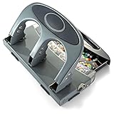 Officemate Deluxe 3-Hole Punch, Heavy Duty, with Chip Drawer, 45 Sheet Capacity (90100)
