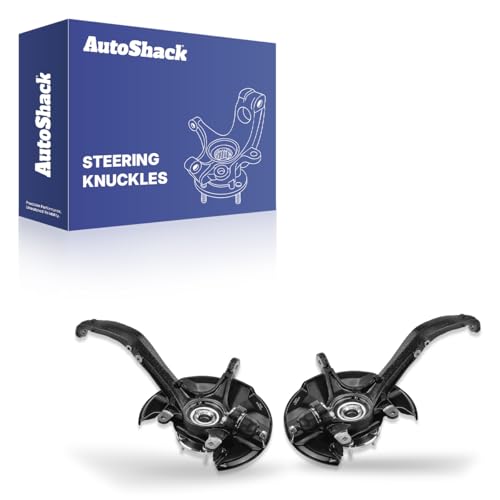 AutoShack Front Steering Knuckles & Wheel Bearing Hub Assembly Pair of 2 Driver and Passenger Side Replacement for 2008-2012 Honda Accord 2009-2014 Acura TSX 2.4L 3.5L V6 FWD KN798449PR