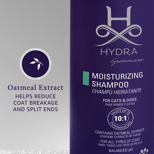 Hydra Professional Moisturizing Dog Shampoo, Oatmeal Bath For Dogs And Cats, Pet Wash For All Breeds And Coat Types, Promotes Healthy Skin And Coats #TOP3