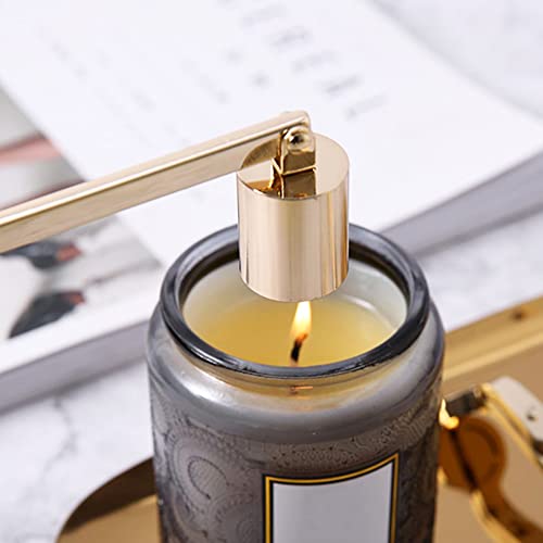 Miniatura 3 de Cortney Apaga Velas De Acero Inoxidable Con Mango Largo, Accesorios Para Velas Para Extinguir Velas De Forma Segura Herramienta De Vela Para La Mayoría De Velas Dorado