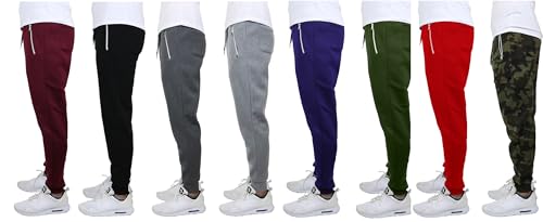 Galaxy by Harvic Mens Heavyweight Fleece Joggers4