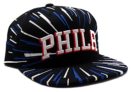 Mitchell & Ness Philadelphia 76ers Gorra Snapback Negra miniatura 4