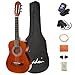 ADM Student Guitar 1/2 Size 34 Inch Classical Guitar for Age 6-12 Starter and Beginner, Sunset