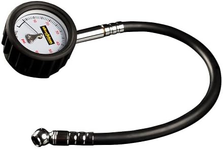 STOCKTON TOOL COMPANY Tire Air Pressure Gauge with Hose - 15 psi