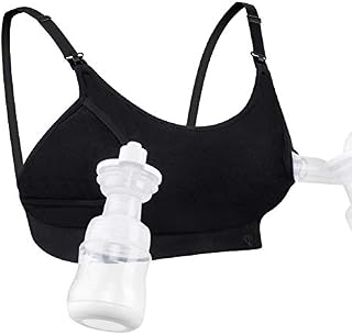Hands Free Pumping Bra, Momcozy Adjustable Breast-Pumps Holding and Nursing Bra, Suitable