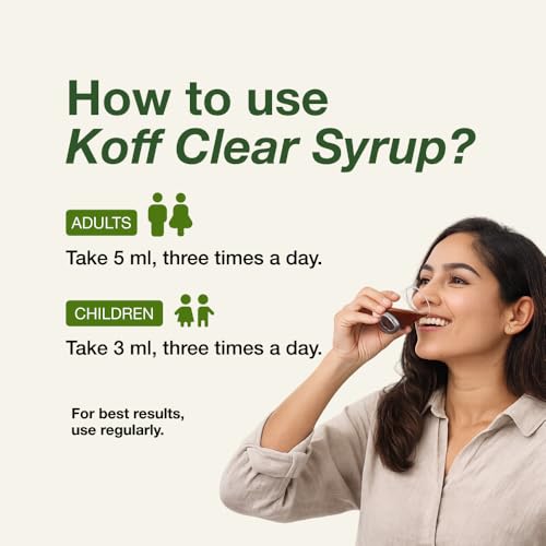 Image of Amrith Noni Koff Clear SugarFree 100ml - Ayurvedic Cough Syrup with Noni, Brihati, Kantakari, Pushkara, Naagavalli & Other Powerful Herbs for Effective Relief (Pack Of 2)