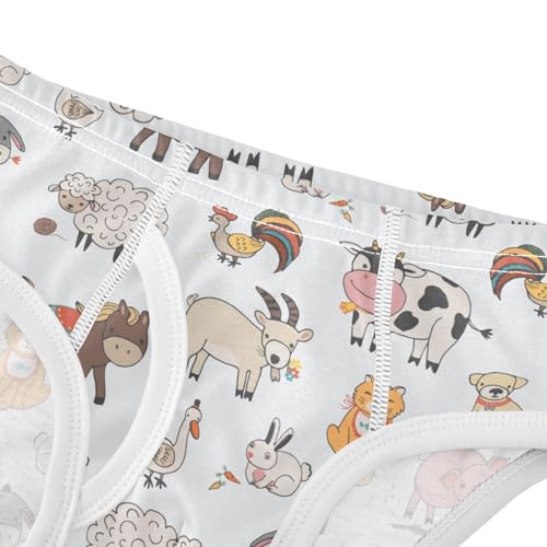 Ollabaky Dog Boys' Underwear 100% Cotton Boys Briefs Soft Toddler Underwear4