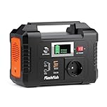 FlashFish estação de energia portátil 200 W, gerador solar de 151 Wh, saída de CA de 230 V, bateria de emergência de 40800 mAh, gerador elétrico portátil para campismo, aventuras e emergências