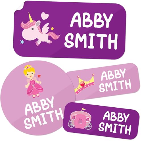 Personalized Daycare Name Labels for Kids, (130 Pack)...