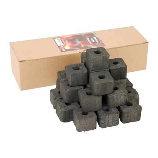 DUCIHBA Bamboo Charcoal Grill Cubes, 28 pcs – 100% Natural, Eco-Friendly BBQ Fuel, High Heat (700℃) & Long Burn (5h)_2.2 lbs/1 kg Pack