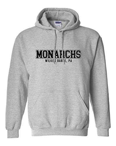 CreateMyTee King's College Monarchs Unisex Hooded Sweatshirt - King's Monarchs Apparel