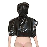 Honeylust Henker Latexmaske Kopfsack zur Atemkontrolle – 100% Latex BDSM Haube, Gummi Kopfmaske ohne Luftloch, Bondage Fetischmaske, Maskenspiel für Fortgeschrittene