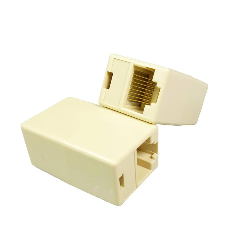 100pcs/lot Newtwork Ethernet LAN Cable Coupler Connector RJ45 CAT 5 5E Extender Plug Adapter Factory
