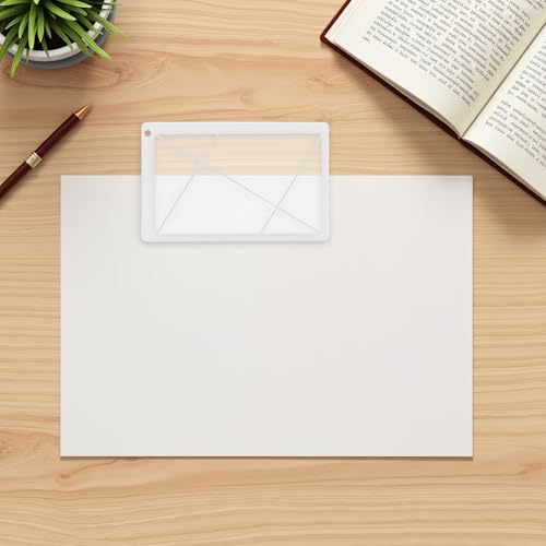 Regla de Proporción Áurea de Acrílico Blanco YOSADIER para Dibujo en Exteriores 6