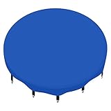 Material: PE AWM Trampolin Abdeckplane Regenabdeckung Schutzplane 305 366 400 430 460 cm schwarz blau grün (blau, 430cm)