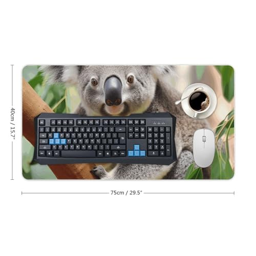 Sous-main étanche et antidérapant tapis de bureau koala lavable - 2