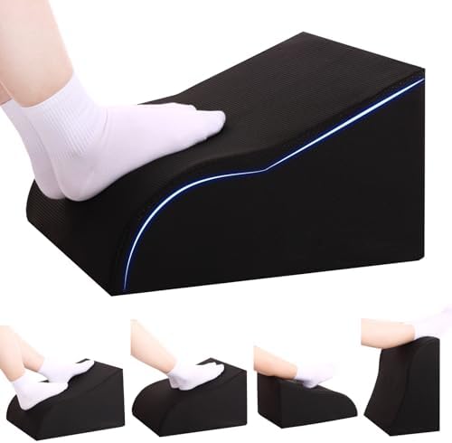 Foot Rest for Under Desk at Work, Ergonomic Under Desk Footrest w...