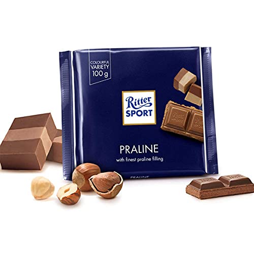 Image of Ritter Sport Praline Milk Chocolate, 100 g, Pack of 3
